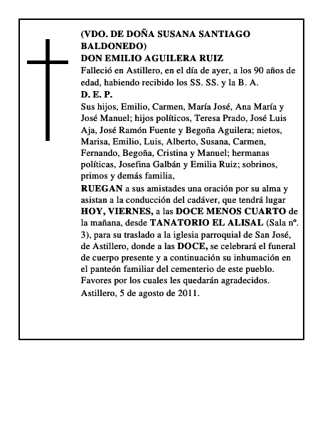 DON EMILIO AGUILERA RUIZ