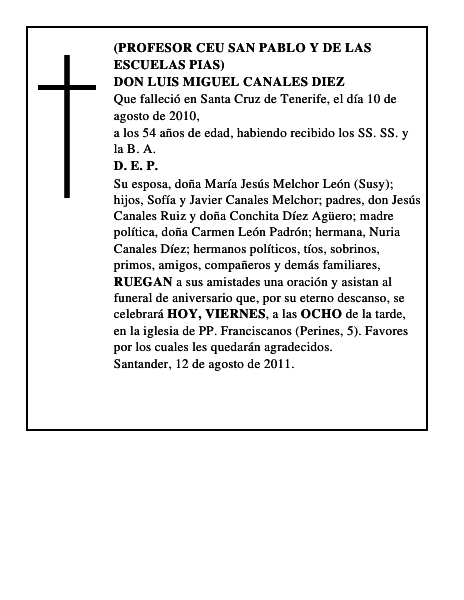 DON LUIS MIGUEL CANALES DIEZ