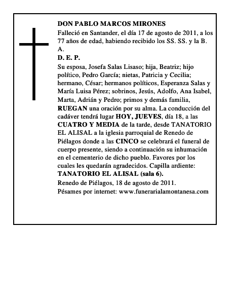 DON PABLO MARCOS MIRONES