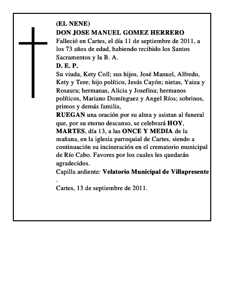 DON JOSE MANUEL GOMEZ HERRERO