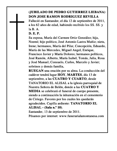 DON JOSE RAMON RODRIGUEZ REVILLA