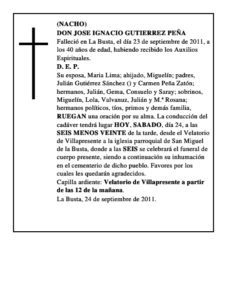 DON JOSE IGNACIO GUTIERREZ PEÑA
