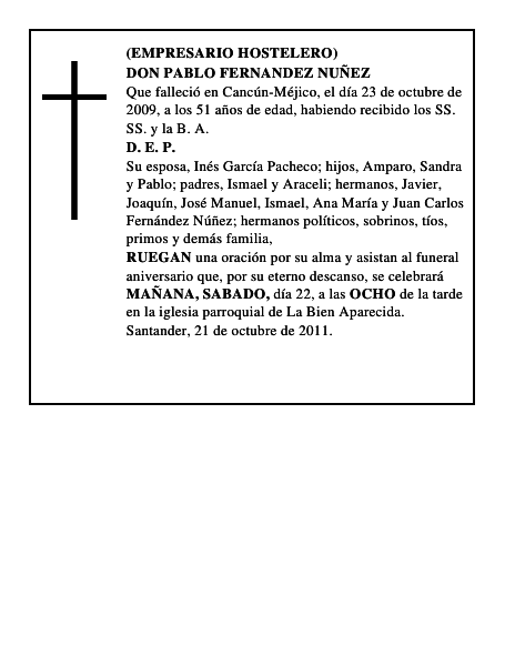 DON PABLO FERNANDEZ NUÑEZ