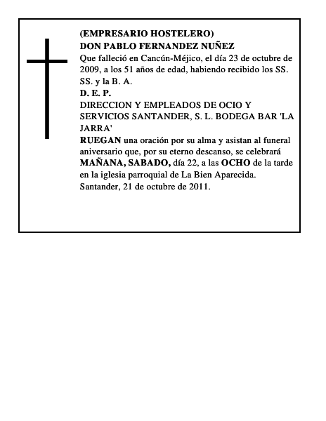 DON PABLO FERNANDEZ NUÑEZ
