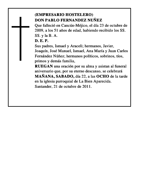 DON PABLO FERNANDEZ NUÑEZ