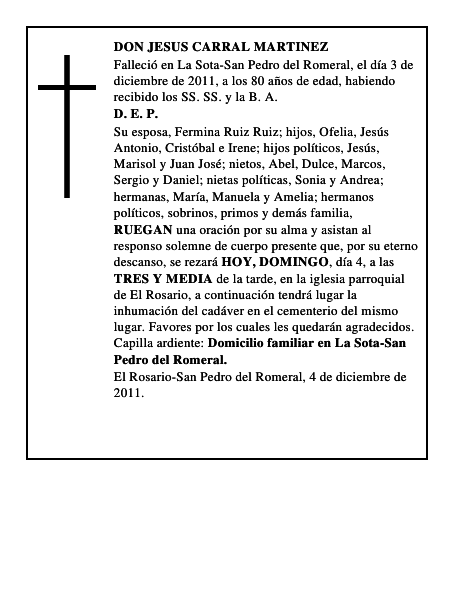 DON JESUS CARRAL MARTINEZ