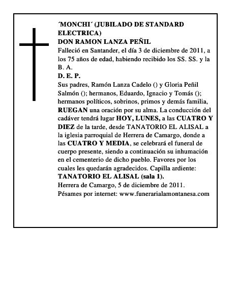 DON RAMON LANZA PEÑIL