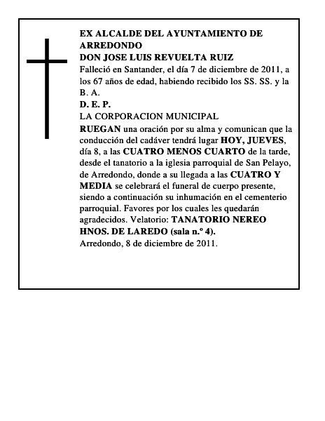 DON JOSE LUIS REVUELTA RUIZ