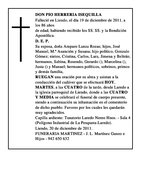 DON PIO HERRERIA ISEQUILLA