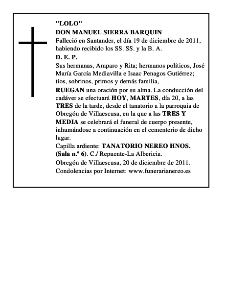 DON MANUEL SIERRA BARQUIN