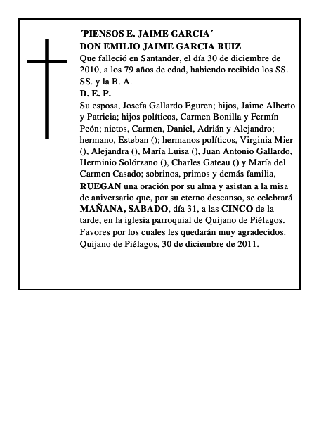 DON EMILIO JAIME GARCIA RUIZ