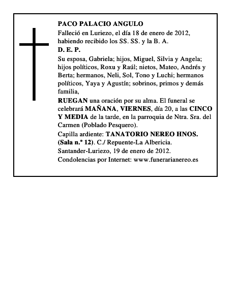PACO PALACIO ANGULO