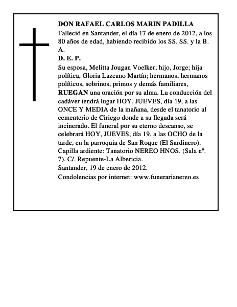 DON RAFAEL CARLOS MARIN PADILLA