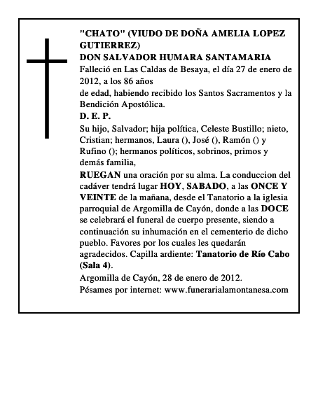 DON SALVADOR HUMARA SANTAMARIA