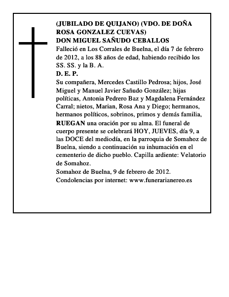 DON MIGUEL SAÑUDO CEBALLOS