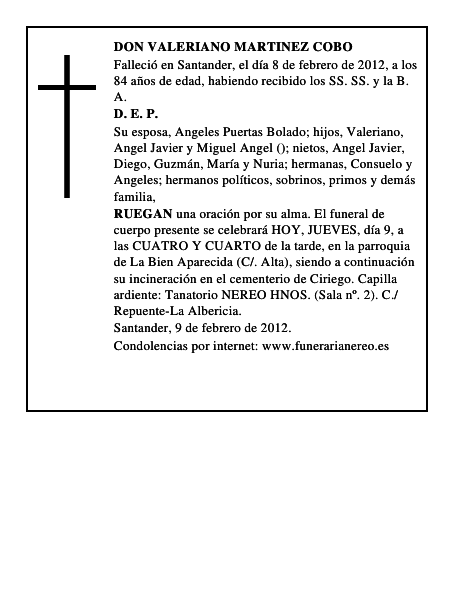 DON VALERIANO MARTINEZ COBO