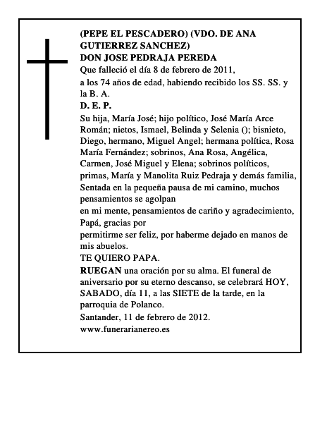 DON JOSE PEDRAJA PEREDA