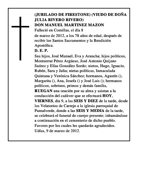 DON MANUEL MARTINEZ MAZON