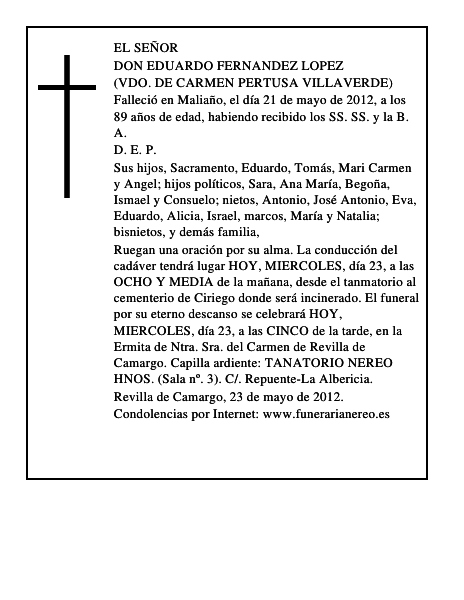 Eduardo Fernandez Lopez