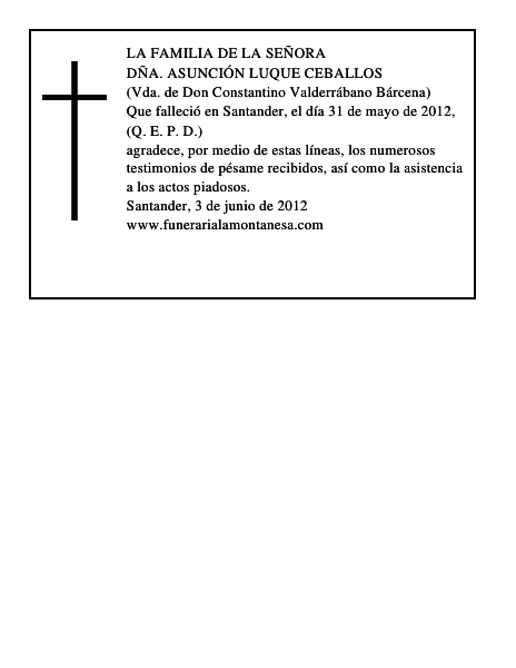 ASUNCIÓN LUQUE CEBALLOS