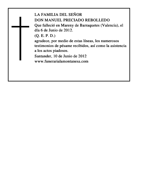 MANUEL PRECIADO REBOLLEDO
