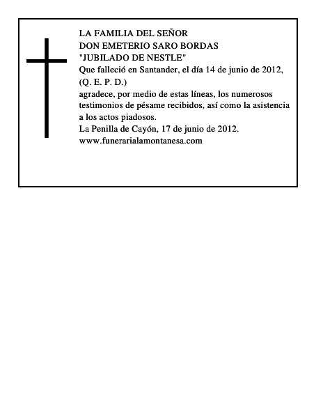 Emeterio Saro Bordas