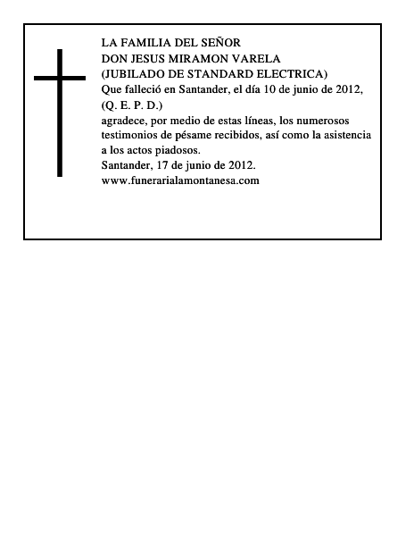 Jesus Miramon Varela