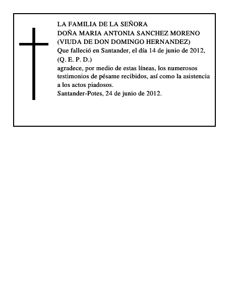 Maria Antonia Sanchez Moreno