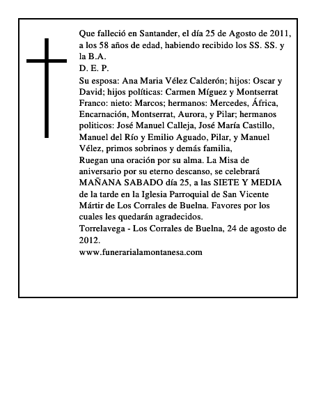 BENITO IRIZABAL CUESTA