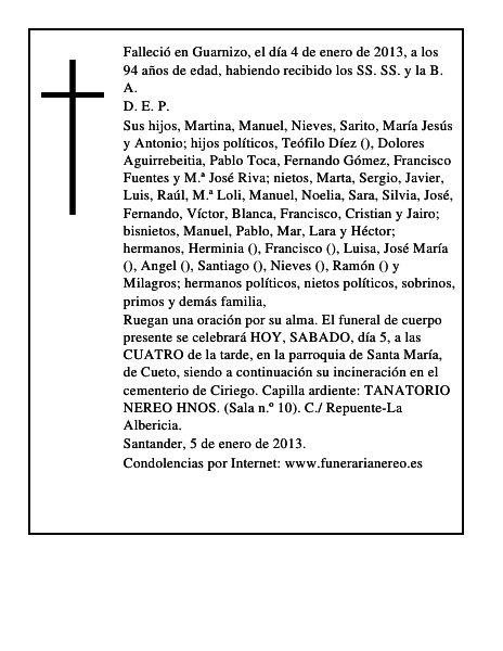 Rosario Toca San martin