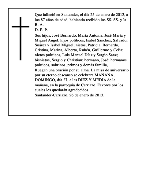 Bernardo Cruz Gonzalez