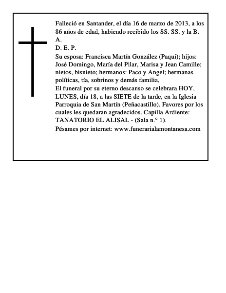 Domingo Setién Ceballos