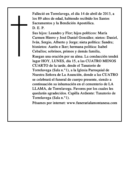 Gregoria Morante Vega