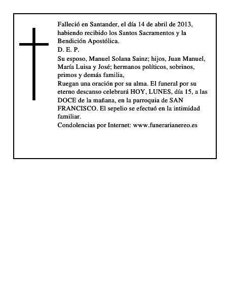 Visitación Sánchez Gutiérrez