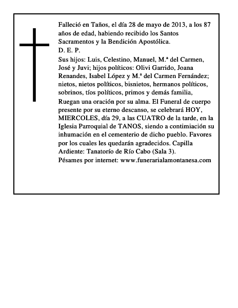 Plácida Vitorero Blanco