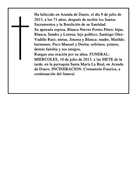 Jose Gabriel Estebanez Sainz