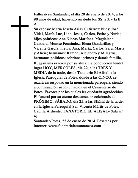 José Vidal Puertas Fernández