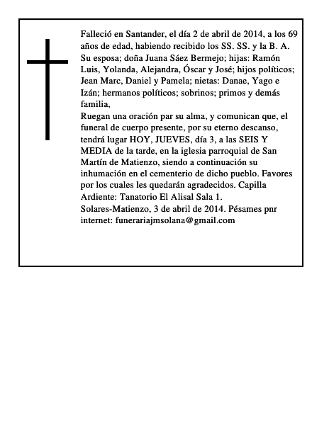 Ramón Luis Rugama Ocejo