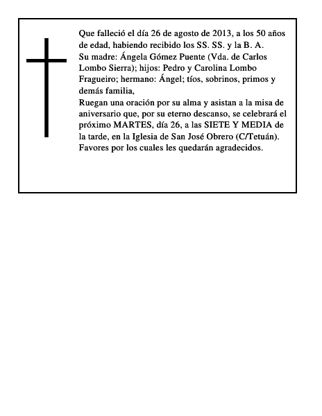 Alberto Lombo Gómez