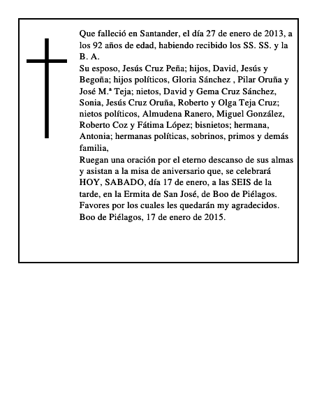 Clementina Arce Oruña