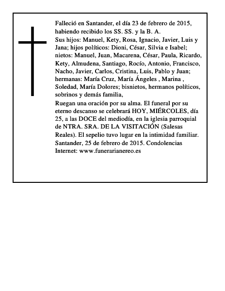 ENRIQUETA SANTIAGO FRAGUA