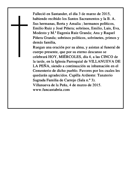 Vicente Granda Ribero