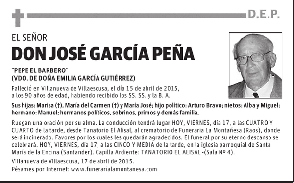 Don José García Peña