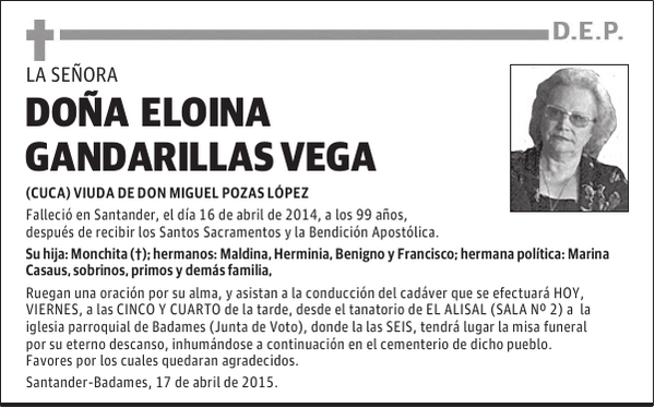 ELOINA GANDARILLAS VEGA