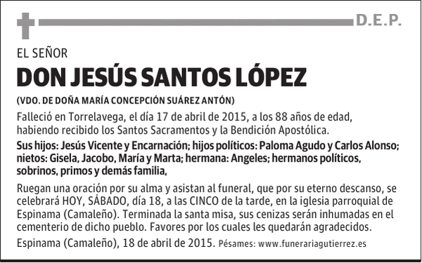 JESÚS SANTOS LÓPEZ