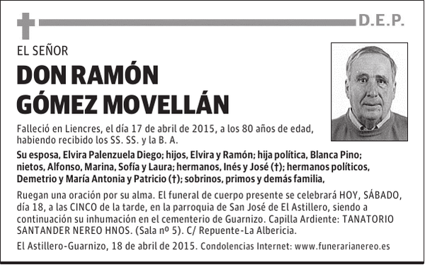 RAMON GOMEZ MOVELLAN