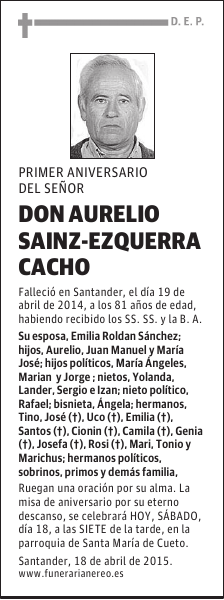 AURELIO SAINZ-EZQUERRA CACHO