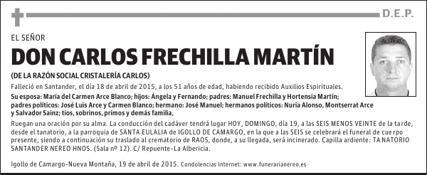CARLOS FRECHILLA MARTÍN