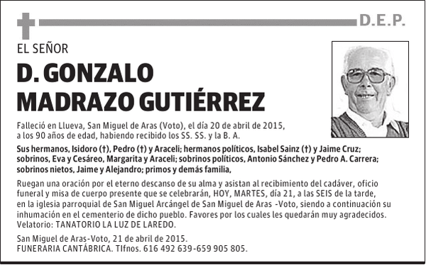 GONZALO MADRAZO GUTIÉRREZ