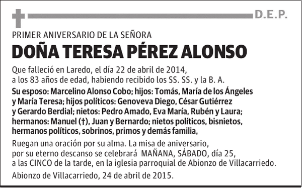 Teresa Pérez Alonso